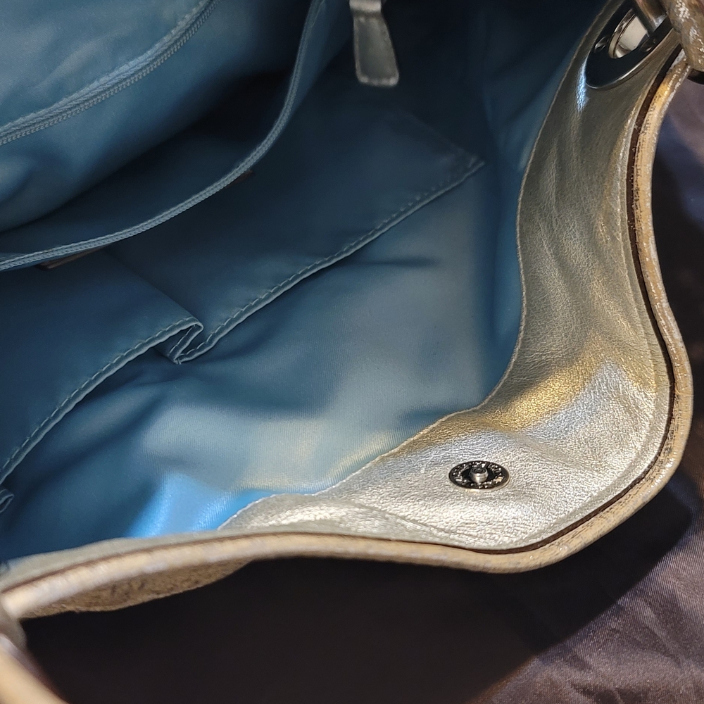 Coach Metallic Shoulder Bag - Picture 9 of 10